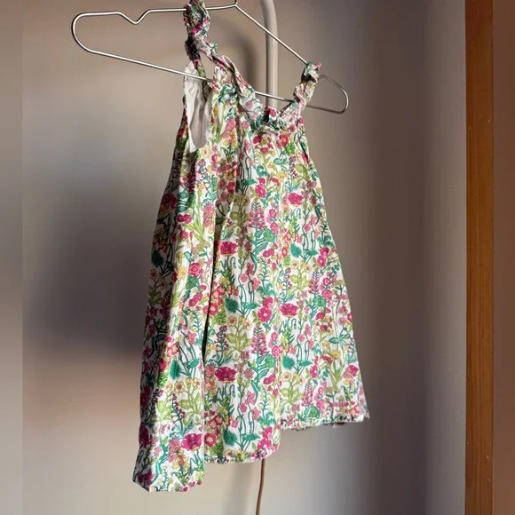 J.Crew Liberty of London Ruffle Collar Floral Dress 2T - Picture 2 of 4